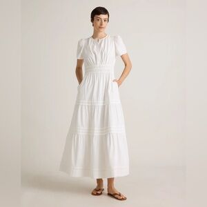 Quince Tiered Maxi Dress NWT